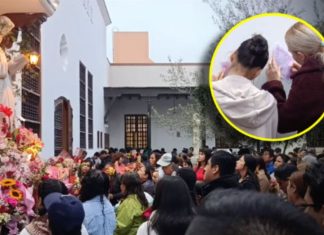 Fieles abarrotaron santuario de Santa Rosa