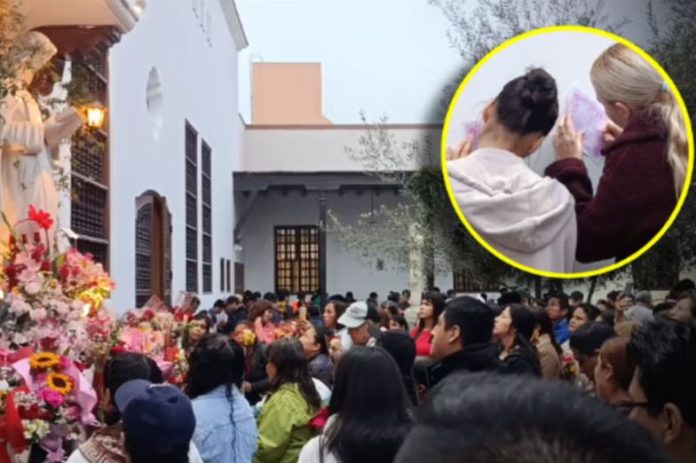 Fieles abarrotaron santuario de Santa Rosa