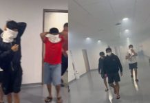 Fumigan Videna con atletas dentro