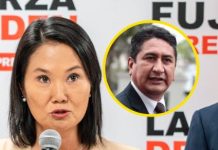 Keiko Fujimori se pronunció sobre la reciente reaparición pública de Vladimir Cerrón
