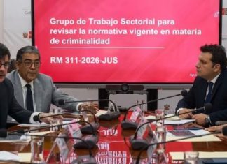 Minjus revisó leyes contra el crimen Minjus revisó leyes contra el crimen
