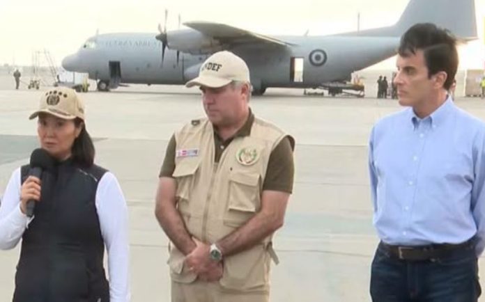 Perú envía 12.5 toneladas de ayuda humanitaria a Colombia