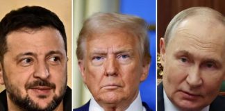 Solo se reunirán para firmar paz Presidentes de Rusia, Vladimir Putin; Estados Unidos, Donald Trump y Ucrania, Volodymyr Zelensky