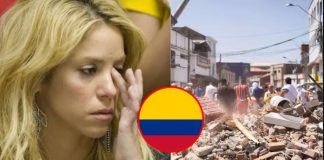 Shakira y Vives lloran por sismo en Colombia