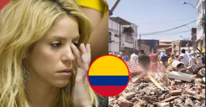 Shakira y Vives lloran por sismo en Colombia