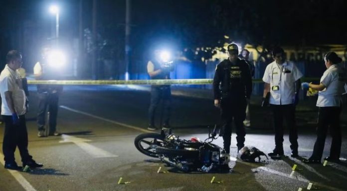 Sicario acribilló a motociclista