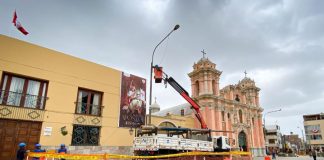 Traslada cableado a ductos subterráneos en Santiago de Surco