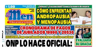 Portada Diario El Men (4/8/2026)