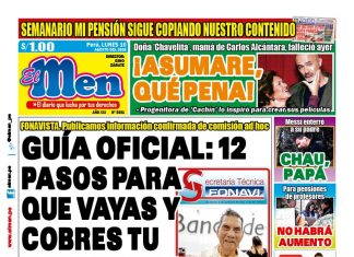 Portada Diario El Men (10/8/2026)
