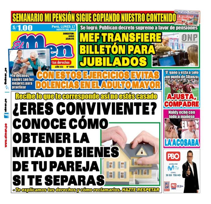 Portada Diario El Men (17/8/2026)