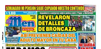 Portada Diario El Men (22/8/2026)