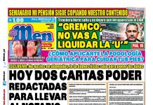 Portada Diario El Men (26/8/2026)