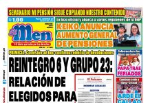 Portada Diario El Men (27/8/2026)