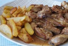 Costillas de cerdo en salsa de vino blanco costillas en salsa con vino blanco