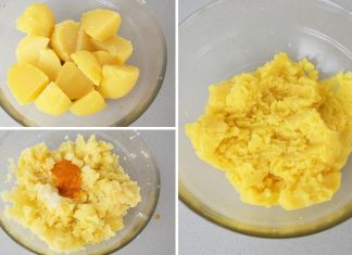 masa de la papa rellena