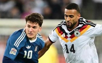 Alemania sufrió una caída,0-1 ante Grecia