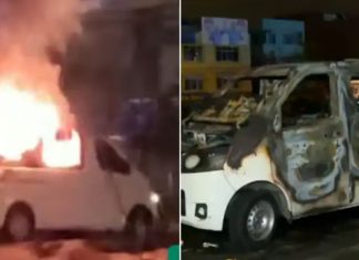 Asesinan y queman vivo a colectivero