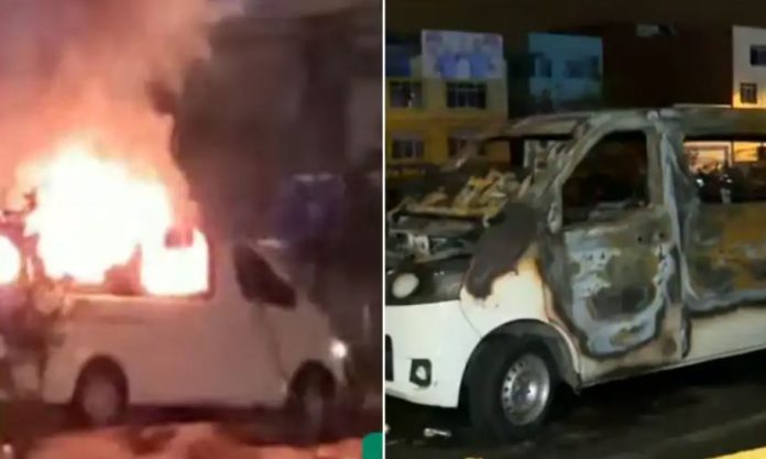 Asesinan y queman vivo a colectivero