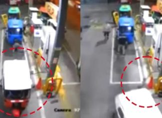 Fuga de grifo por no pagar y casi ocasiona explosión
