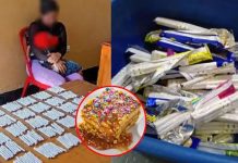 Incautan cigarros dentro de turrones