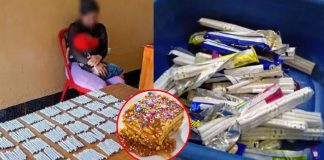Incautan cigarros dentro de turrones