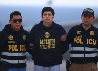 Jhonsson Smit Cruz Torres cabecilla de ‘Los Pulpos’ fue trasladado a Lima