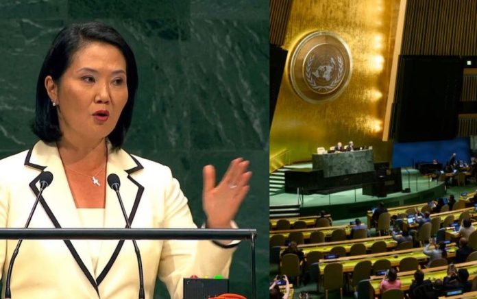 Keiko Fujimori participó en Asamblea de ONU