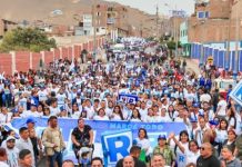 Miles de vecinos en caminata por Ventanilla Miles de vecinos en caminata por Ventanilla