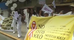 Protestan en Maranguita por privilegios a detenidos