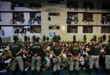 Reos de baja peligrosidad serán enviados a hangares militares