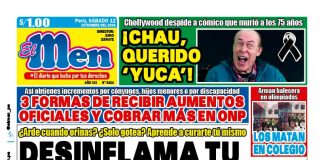 Portada Diario El Men (12/9/2026)