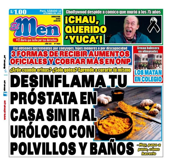 Portada Diario El Men (12/9/2026)