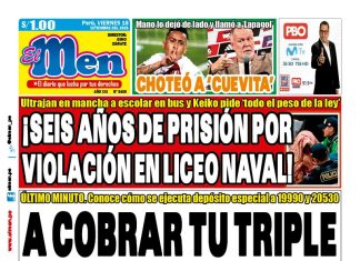 Portada Diario El Men (18/9/2026)