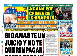 Portada Diario El Men (22/9/2026)