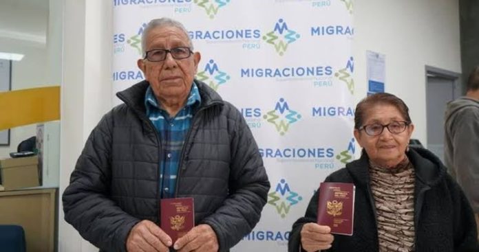 adulto mayor ,tramite pasaporte