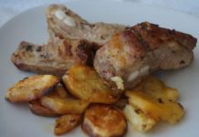 Jugosas costillas de cerdo adobadas costillas de cerdo adobadas