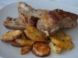 costillas de cerdo adobadas