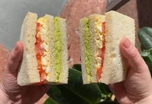 pastel frío de pollo