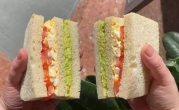 pastel frío de pollo