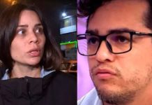 No la dejaron ver a su hija Andrea San Martín y Juan Víctor Sánchez