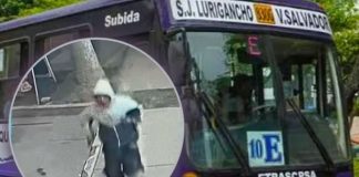 Balean a chofer de la línea 10E