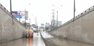 Bypass de VMT volvió a inundarse por llovizna