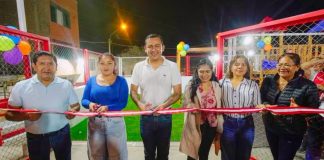 Chávez cumple con parques y casa para jóvenes de Mi Perú Chávez cumple con parques y casa para jóvenes de Mi Perú