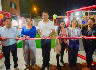 Chávez cumple con parques y casa para jóvenes de Mi Perú Chávez cumple con parques y casa para jóvenes de Mi Perú