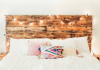 Cómo hacer una cabecera de cama con paletas de madera