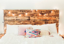 Cómo hacer una cabecera de cama con paletas de madera