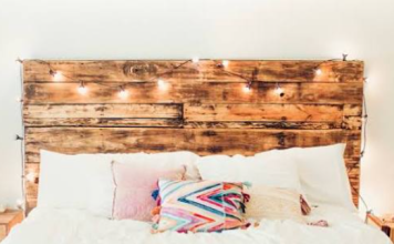 Cómo hacer una cabecera de cama con paletas de madera