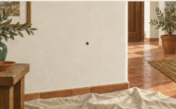 Cómo reparar agujeros pequeños en una pared