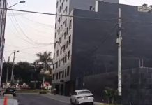 Disparan contra frontis de hotel en el Callao