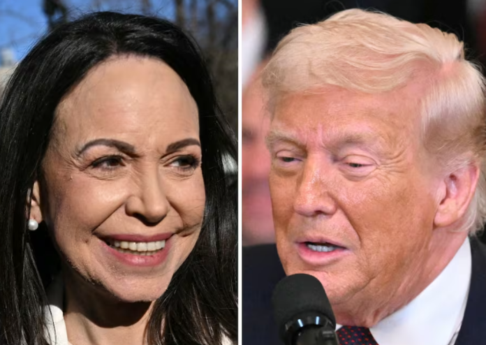 Donald Trump respalda regreso de María Corina Machado Donald Trump respalda regreso de María Corina Machado